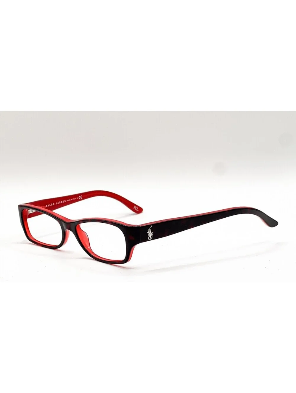 Ralph Lauren RL 6058 5255 Top Havana on RED Authentic Eyeglass Frames 51-16